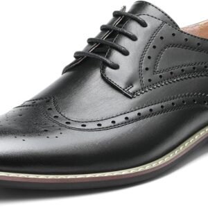 Moda Italy Prince Men's Classic Modern Oxford Lace Dress Shoes